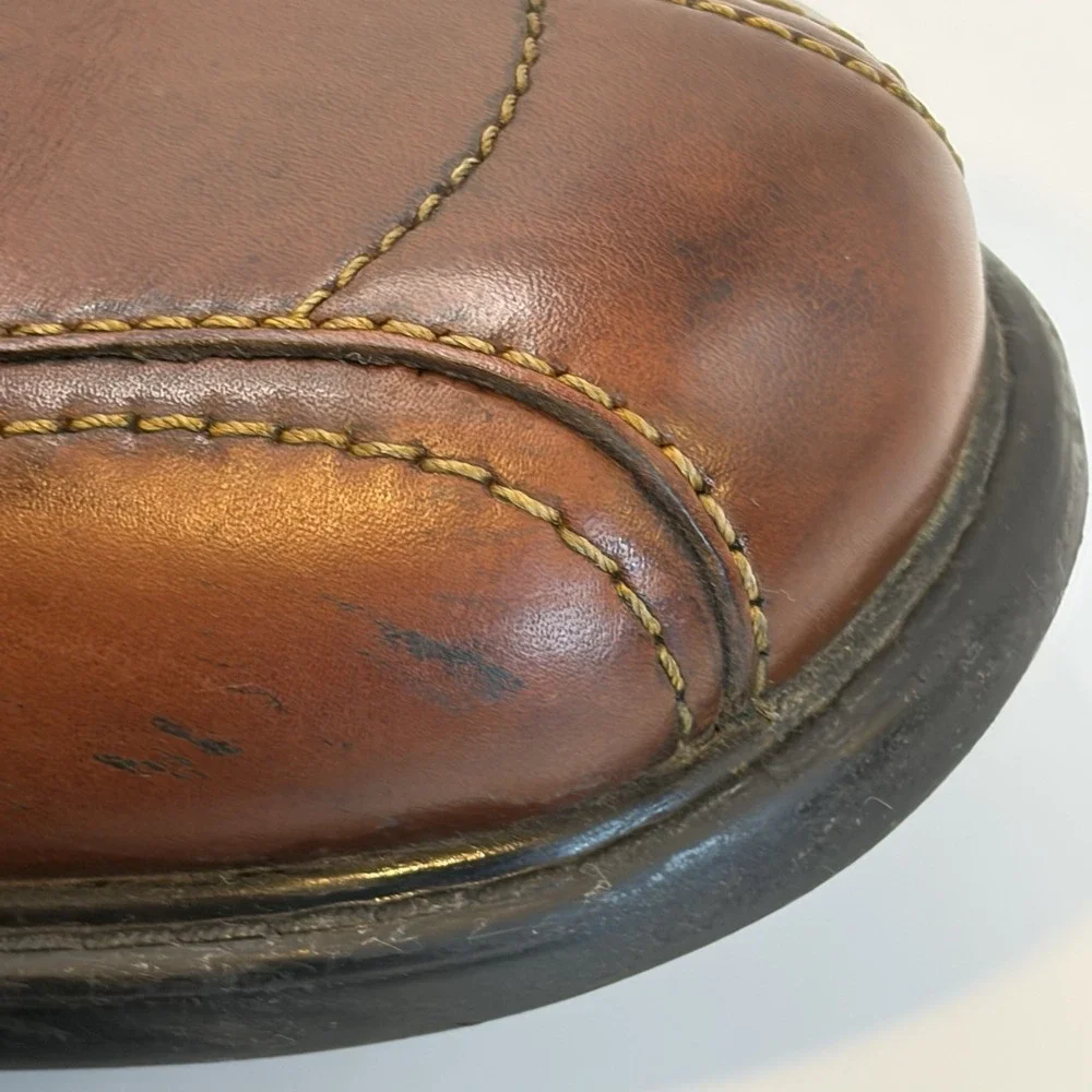 Clarks Mens Brown Leather Slip On Loafers/Casual/Career/Shoes/26068035